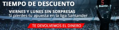 Promocion Suertia futbol descuento