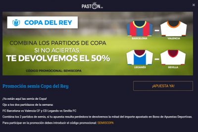 Pastón.es promoción Copa del Rey