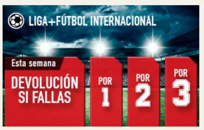 Promociones Sportium para tus apuestas de fútbol