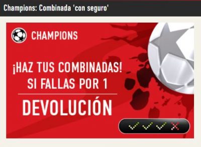 Promociones de apuestas para la Champions League