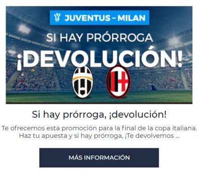 Apuestas a la final de Coppa Italia