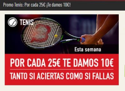 Promociones de apuestas para el tenis y la NBA