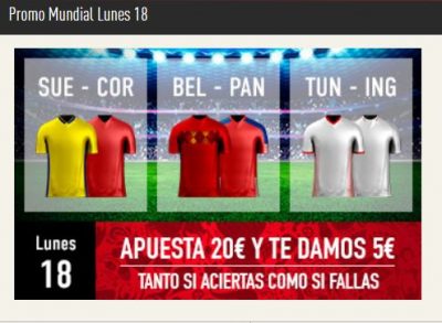Sportium lanza promociones diarias de apuestas para el Mundial