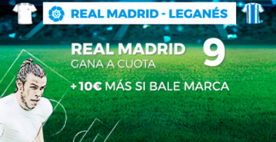 Megacuota Pastón para el Real Madrid - Leganés, LaLiga en Pastón