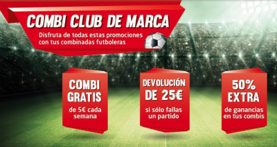 Descubre el Combi Club de Marca Apuestas y gana dinero