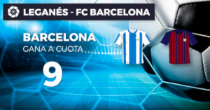 Megacuotas Pastón para tus apuestas Leganés - Barça