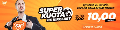 Kirolbet Superkuotas Croacia España