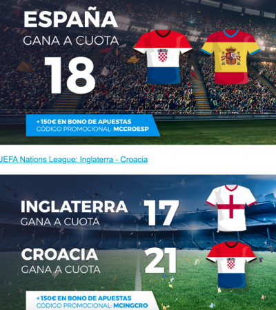 Doble Megacuotas Pastón para la Nations League