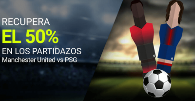Apuestas Manchester-PSG con seguro - Promociones Luckia