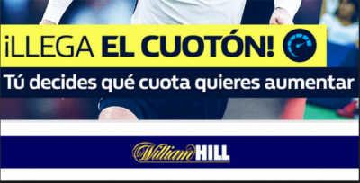 cuotas mejoradas William Hill - cuoton