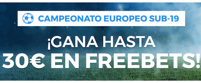 Promo Paston - Gana freebets con las apuestas en la Euro sub-19