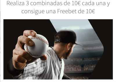 Promo de Betsson en apuestas combinadas a la MLB 2019 - 10€ freebets