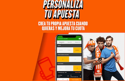 Personaliza tus apuestas en Luckia