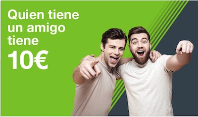 Bono amistad: Gana free bet de 10 euros invitando a un amigo a Codere
