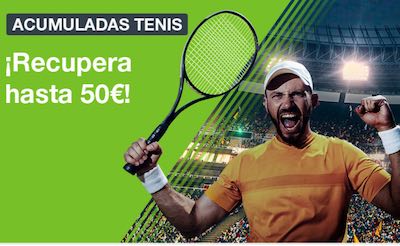 Promoción de apuestas acumuladas de tenis en Codere