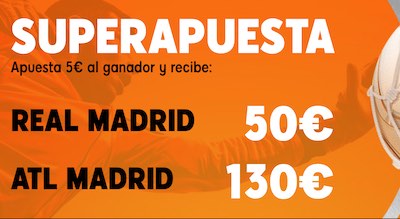 Super apuestas dobles en el Real Madrid vs Atletico de LaLiga en 888sport