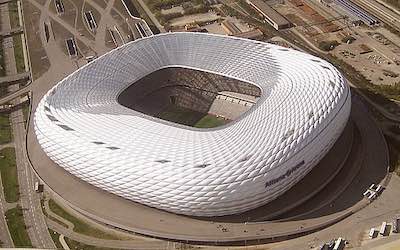 Estadio Allianz Arena de Munich, sede de uno de los partidos de cuartos de final de la Euro 2021