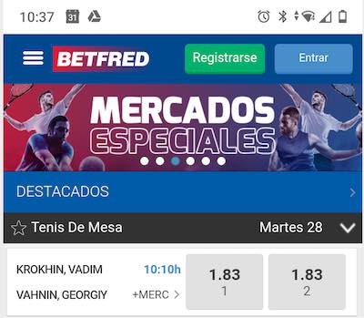 Betfred mobile, otra opción para aprovechar el bono de bienvenida