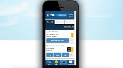 Todas las apuestas de 1xbet en tu movil con la version mobile de 1xBet España