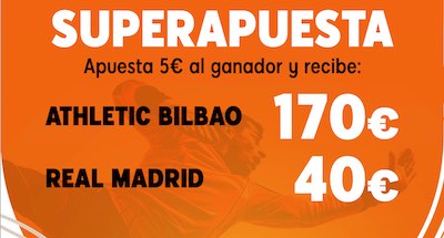 Superapuesta 888sport en apuestas al Athletic de Bilbao vs Real Madrid | LaLiga 2020