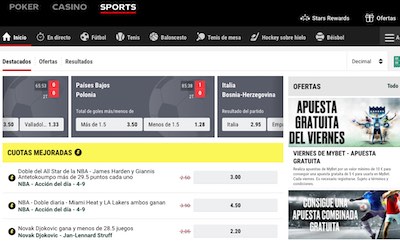 Apuestas destacadas en Pokerstars Sports