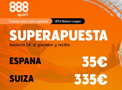 Super apuestas españa suiza en 888sport