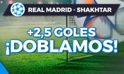 Paston dobla las ganancias de tus apuestas al Real Madrid vs Shakhtar de Champions