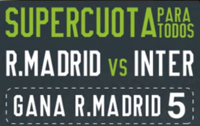 Super Cuotas Real Madrid Inter a la victoria vikinga
