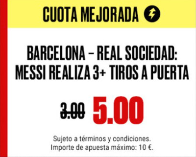 Las apuestas del Barcelona-Real Sociedad tienen las mejores cuotas en Pokerstars Sports 