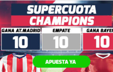 Las mejores apuestas en el Atletico Madrid-Bayern con la supercuota de Betfred