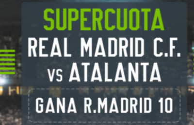 Haz tus apuestas del Real Madrid Atalanta con Codere y gana hasta 50 Euros con la Supercuota