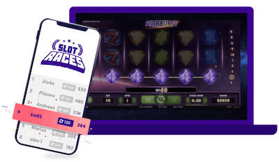 Slots Races, juego social de casino en Casumo