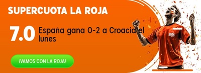 El pronostico 0 a 2 del Croacia España tiene Supercuota en 888sport