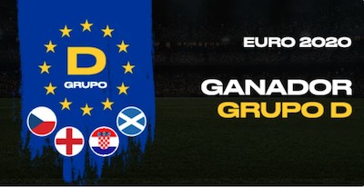Cuotas de apuestas en Bwin al ganador del Grupo D