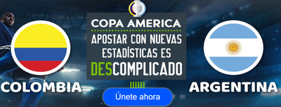Para apostar en el Colombia Argentina Codere tiene un servicio de nuevas estadísticas con muchísimos datos
