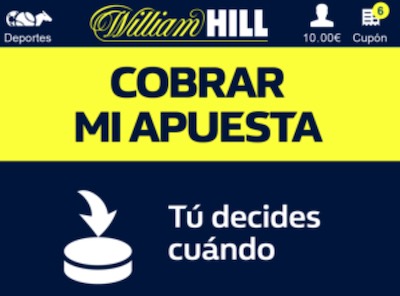 Cobrar Mi Apuesta, la opción de cerrar apuesta y hacer cash out en William Hill