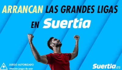 Apuestas a las Grandes Ligas en Suertia, casa de apuestas española