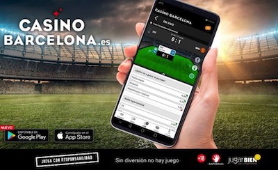 Todas las apuestas en tu móvil con Casino Barcelona online