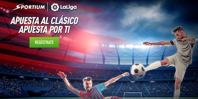 En Sportium tienes las mejores apuestas al Clasico de La Liga entre Barcelona y Real Madrid.