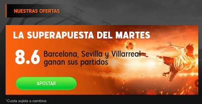Las cuotas del Barça vs Benfica son de las mejores en 888sport