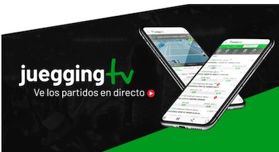 Juegging TV, la opción de streaming de la casa de apuestas deportivas nueva Juegging