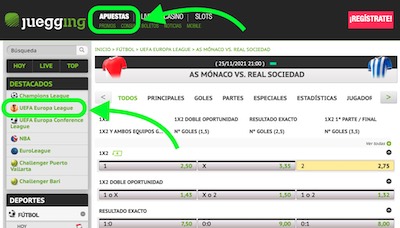 Las cuotas del Monaco vs Real Sociedad no dan a un claro favorito para conseguir la victoria y liderar el Grupo B
