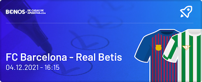 Cuotas recomendadas al FC Barcelona- Betis en Bonosdecasasdeapuestas.com