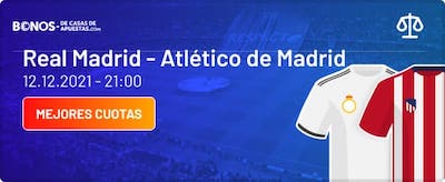 Comparativa mejores cuotas de apuestas al derbi real madrid vs atletico en LaLiga