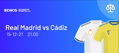 Las mejores cuotas del Real Madrid Cadiz son las que apuntan a la sorpresa en el Bernabéu 