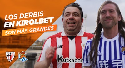El derbi vasco tiene muy buenas cuotas de apuestas en Kirolbet