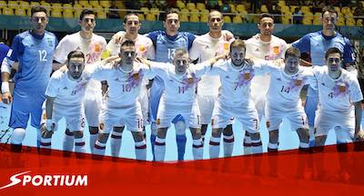 Cuotas España Portugal futbol sala en Sportium