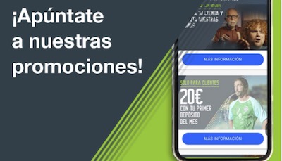 Verifica tu cuenta Codere para acceder a promociones como los 20 euros gratis