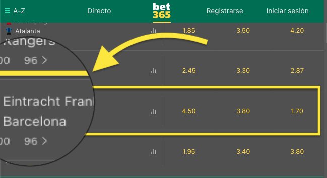 cuotas Eintracht Barcelona