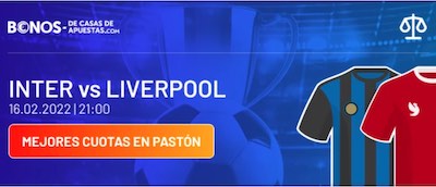 Cuotas de apuestas recomendadas al Inter vs Liverpool de Champions